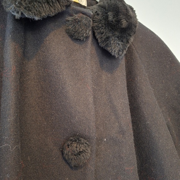 Le Chateau Fur Trimmed Swing Jacket - Picture 3 of 5